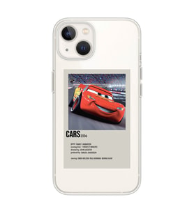 Iphone 14 Plus Uyumlu Cars Mcqueen Desenli Şeffaf Telefon Kılıfı