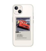 Iphone 14 Plus Uyumlu Cars Mcqueen Desenli Şeffaf Telefon Kılıfı