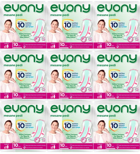 Evony Günlük Mesane Pedi Yoğun 90 Adet (9PK*10)