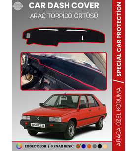 RENAULT 11 Torpido Örtüsü Ön Göğüs Koruma Araca Özel Çatlamayı Önler Kaymaz Kolay Montaj UV Koruma