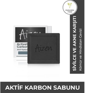 Activeted Carbon Soap - Aktif Karbon Sabunu 150g
