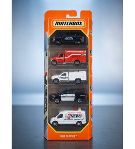Matchbox MBX Service 5'li Acil Durum ve Servis Araçları Seti