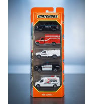 Matchbox MBX Service 5'li Acil Durum ve Servis Araçları Seti