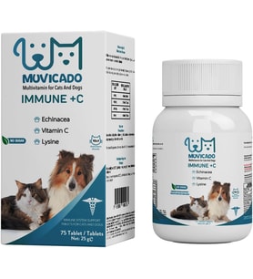 Kedi ve Köpeklerin Bağışıklık Sistemini Destekleyen Tablet Immune C Vitamin