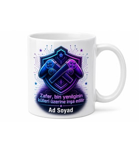 E-Spor Oyuncusuna Hediye Profesyonel Oyuncu Nişanı Kupa Bardak Gamer Hediye