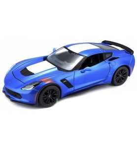 Maisto 1/24 2017 Model Corvette Grand Sport Mavi
