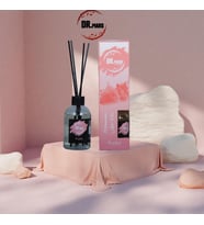 Bambu Çubuklu Oda Kokusu Şık Difüzör Uzun Süre Kalıcı Esanslı (Pembe)