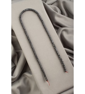 Hematit Doğal Taş Mat Gri Rondela Kesim 4x2mm Dizi [AA]