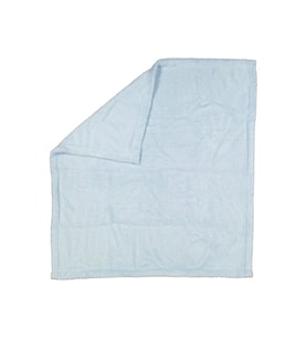 Erkek Bebek Mavi Angora Peluş Battaniye 90x95
