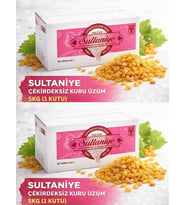Tariş Sultaniye Çekirdeksiz Kuru Üzüm 10KG (2PK*5KG)