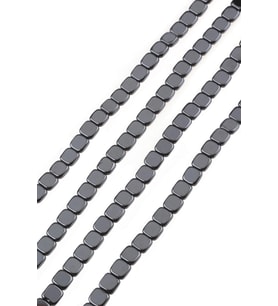 6X2 MM Kare Hematit Dizi Doğaltaş - DZ3661
