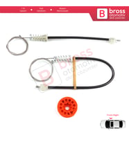 Honda S2000 AP1 AP2 1999-2009 72210-S2A-G02 İçin Sağ Kapı Cam Kriko Tamir Seti