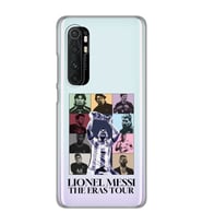Xiaomi Mi Note 10 LITE Uyumlu Lionel Messi Tasarımlı Şeffaf Telefon Kılıfı