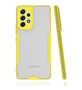 Samsung Galaxy A33 5g Kılıf Platin Silikon - Sarı