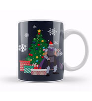 Ninja Turtles Splinter TMNT Around The Christmas Kupa Bardak Porselen