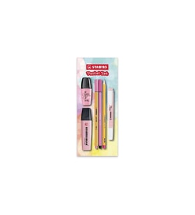 STABILO Tek Renk Pastel Set 6'lı - Pembe YENİ
