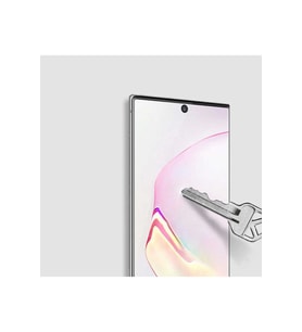 Samsung Galaxy Note 10 Uyumlu Zore Süper Pet Ekran Koruyucu Jelatin (Siyah)