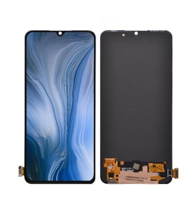 Oppo A91 TFT ile Uyumlu Lcd Ekran Dokunmatik Cph2021 (Parmak İzi Okumaz ) (Siyah)
