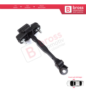 Citroen C3 Aircross MK2 A88 2017-2024 YQ00232780 İçin Ön Sağ veya Sol Kapı Gergi Yayı