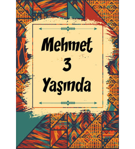 Retro Doğum Günü Afişi 35X50 cm