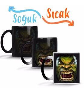 Hulk 02 Sihirli Kupa Bardak Porselen