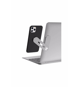 Metal Ayarlı Laptop Ve Monitör Yanı Manyetik Telefon Tutucu Stand