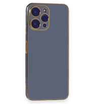 Newface Xiaomi Poco M6 Pro 5G Kılıf Volet Silikon - Mavi
