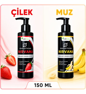 Kayganlaştırıcı Jel 150 ml – Çilek ve Muz Aromalı Lubricant Gel Krem