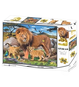 Aslan Ailesi 500 Parça Yetişkin Puzzle
