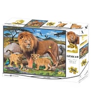 Aslan Ailesi 500 Parça Yetişkin Puzzle