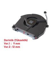 Casper Excalibur G900 ile Uyumlu Notebook Fan - Ver.1 (9 mm)
