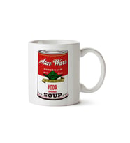 Star Wars Campbells Soup Yoda Andy Warhol iki Tarafı Baskılı Kupa Bardak