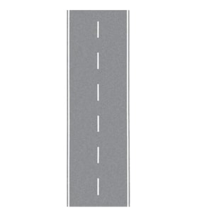 JORDANIA MAKET JE04-YOL200G ASFALT YOL YAPIŞKANLI GRİ 1/200 25cm. 4'LÜ TEK PAKET