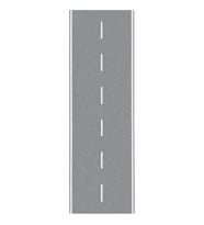 JORDANIA MAKET JE04-YOL200G ASFALT YOL YAPIŞKANLI GRİ 1/200 25cm. 4'LÜ TEK PAKET