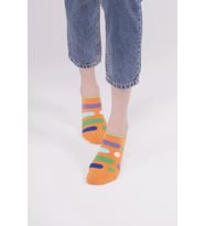 The Socks Company 165P 3 Çift Desenli Kadın Görünmez Çorap