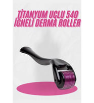 Dermaroller Titanyum 540 Iğneli 1 Mm Saç Kaş Sakal Serum Kullanıma Uygun