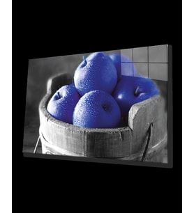 Meyveler Cam Tablo 4mm Dayanıklı Temperli Cam