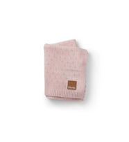 Battaniye Örgü Pointelle Misty Pink