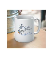 Kişiye Özel Öğretmen Kupası Müzik (Baskılı)