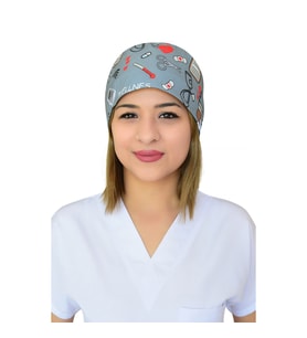Nurse Life Desenli Doktor Hemşire Hastane Ameliyathane Medikal Cerrahi Bone