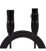 MagicVoice LD381 1.5 Metre Canon XLR Dişi - Canon XLR Erkek Stereo Plastik Jak Mikrofon Ses Kablosu