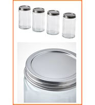 Baharat Kavanozu Seti 4'lü, 350 ml, şık ve kullanışlı mutfak aksesuarları