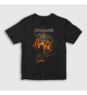 Presmono Unisex Çocuk Siyah Dragon V3 Blind Guardian T-Shirt 378662tt