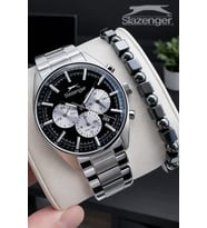 Slazenger 2 Yıl Garantili İç Fonksiyonları Aktif 10 Atm Suya Dayanıklı Erkek Kol Saati FG.SL2602.350