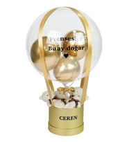 Kişiye Özel Doğum Günü Hediyesi Gold Balon Kutusu