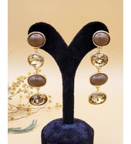Amber Işıltısı Küpe