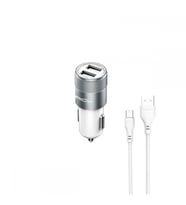 Acl 2.1A 2xUSB 5 Watt 1mt Mikro Kablo (Gri)