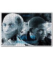 Cakapuzzle I, Robot Smith and Robot Illustration  Puzzle Yapboz MDF (Ahşap) (120 Parça)