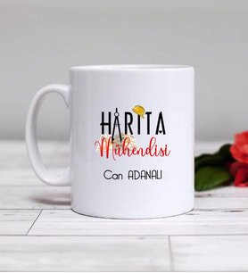 Harita Mühendisi Kupa Bardak