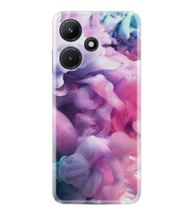 Infınix Hot 30i Kılıf Resimli Desenli Baskılı Silikon Pink Cloud 1305